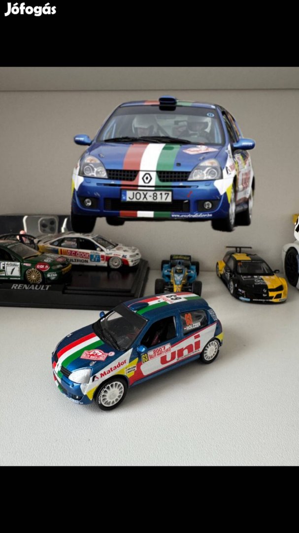 Universal Hobbies Clio Ragnotti Holczer Dániel cliojának mása 1:43