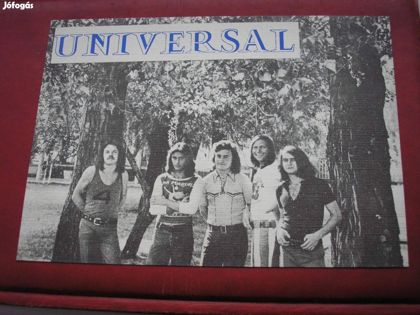 Universal együttesről kép , 18,5 X 13 cm , retro
