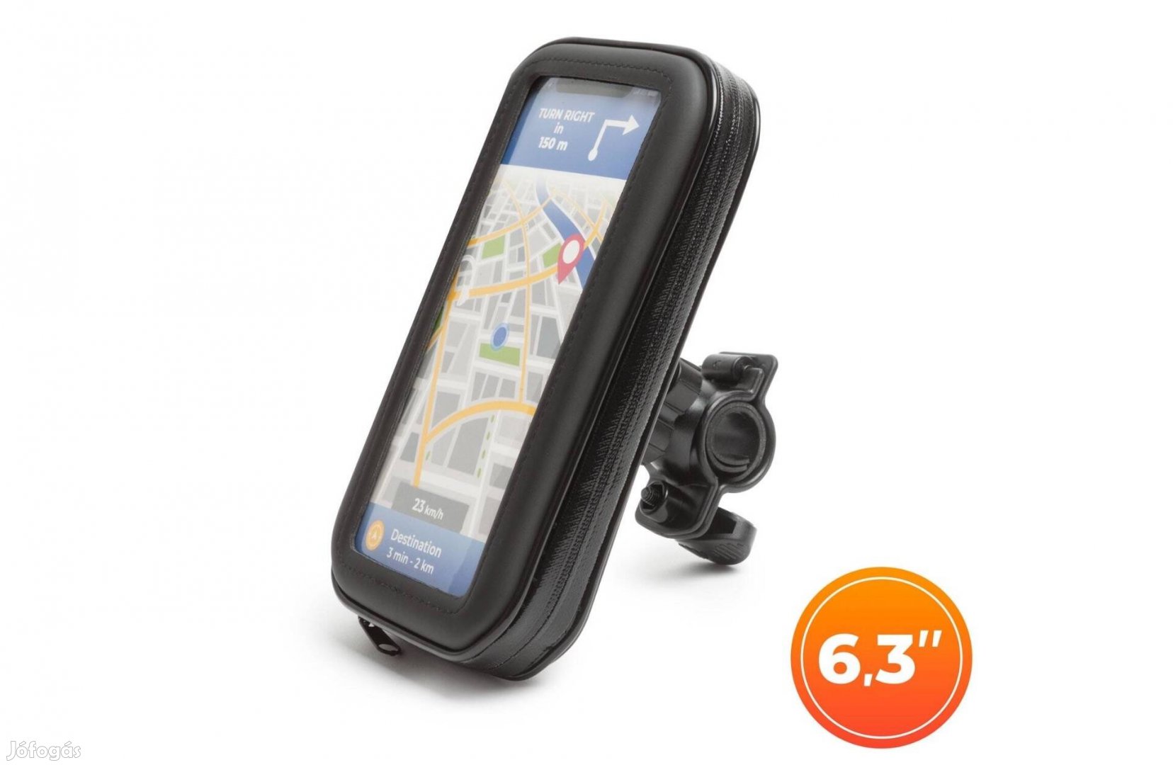 Univerzális 6.3" mobiltelefon tartó telefontartó táska kerékpár