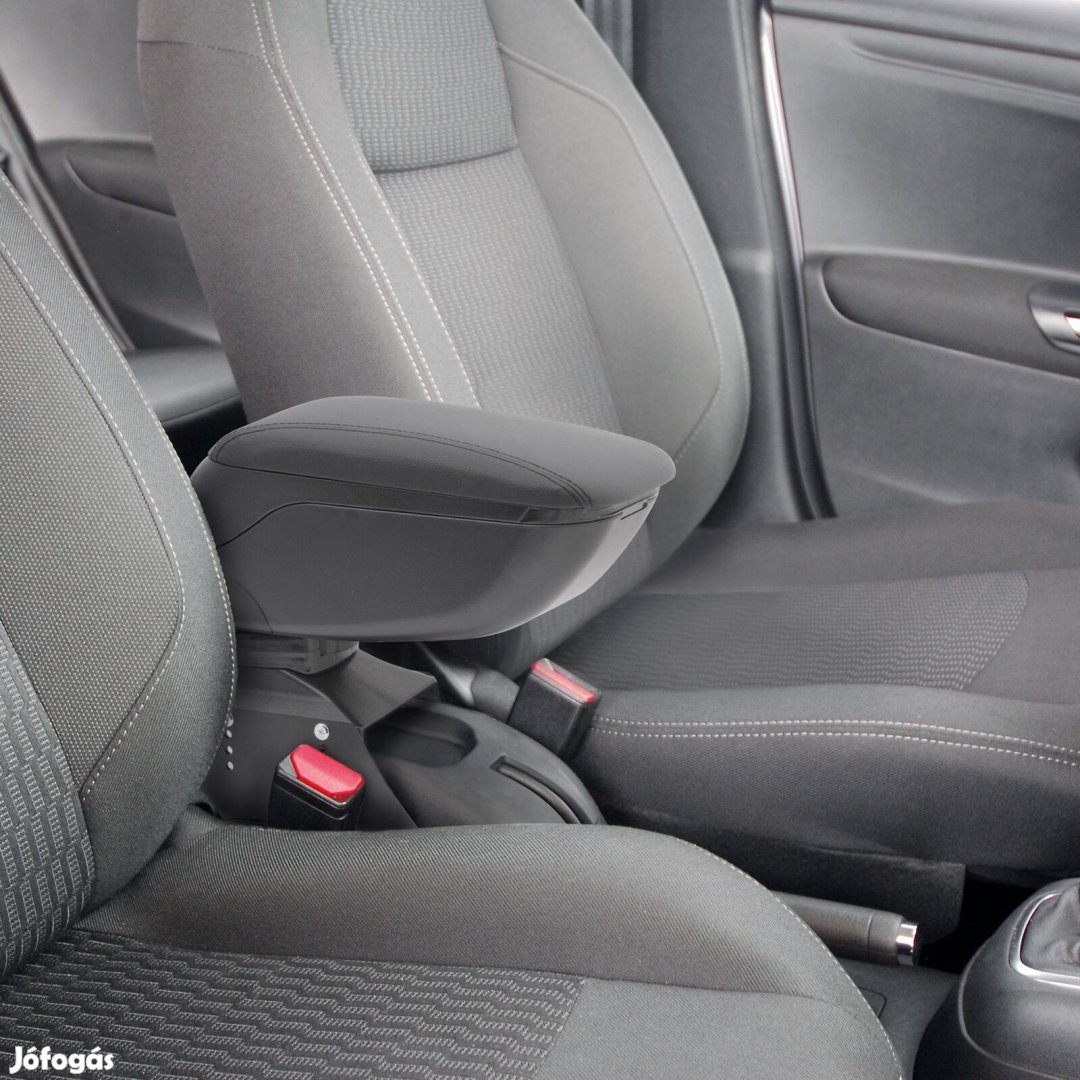 Univerzális Autós kartámasz könyöklő tároló rekesszel Fekete