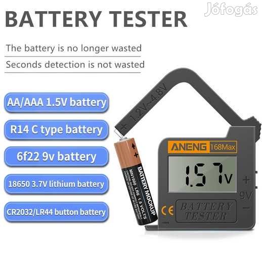 Univerzális Digitális elem teszter 168MAX (4629)