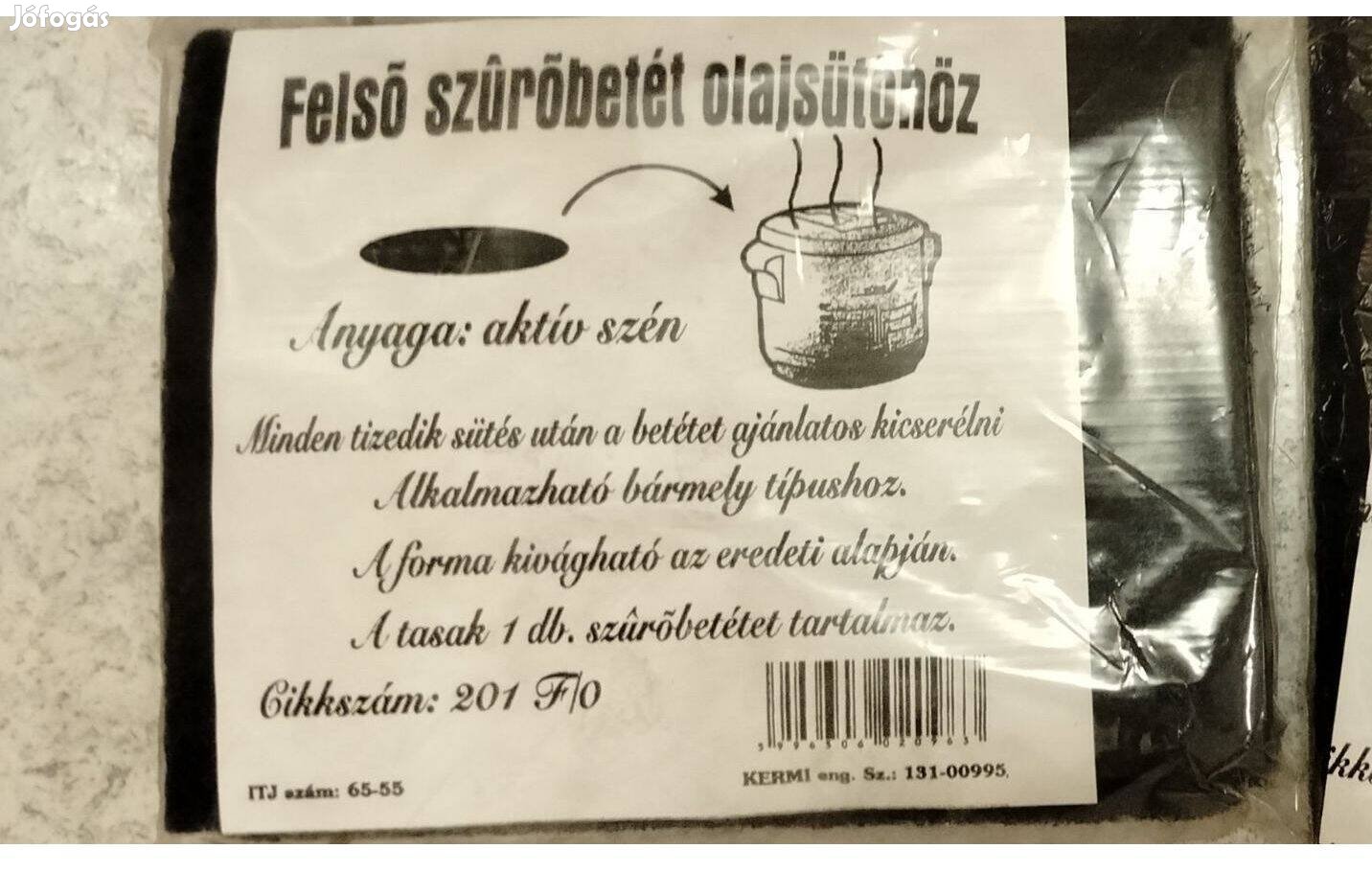 Univerzális, felső szűrőbetét olajsütőhöz, 36X28cm, Új,