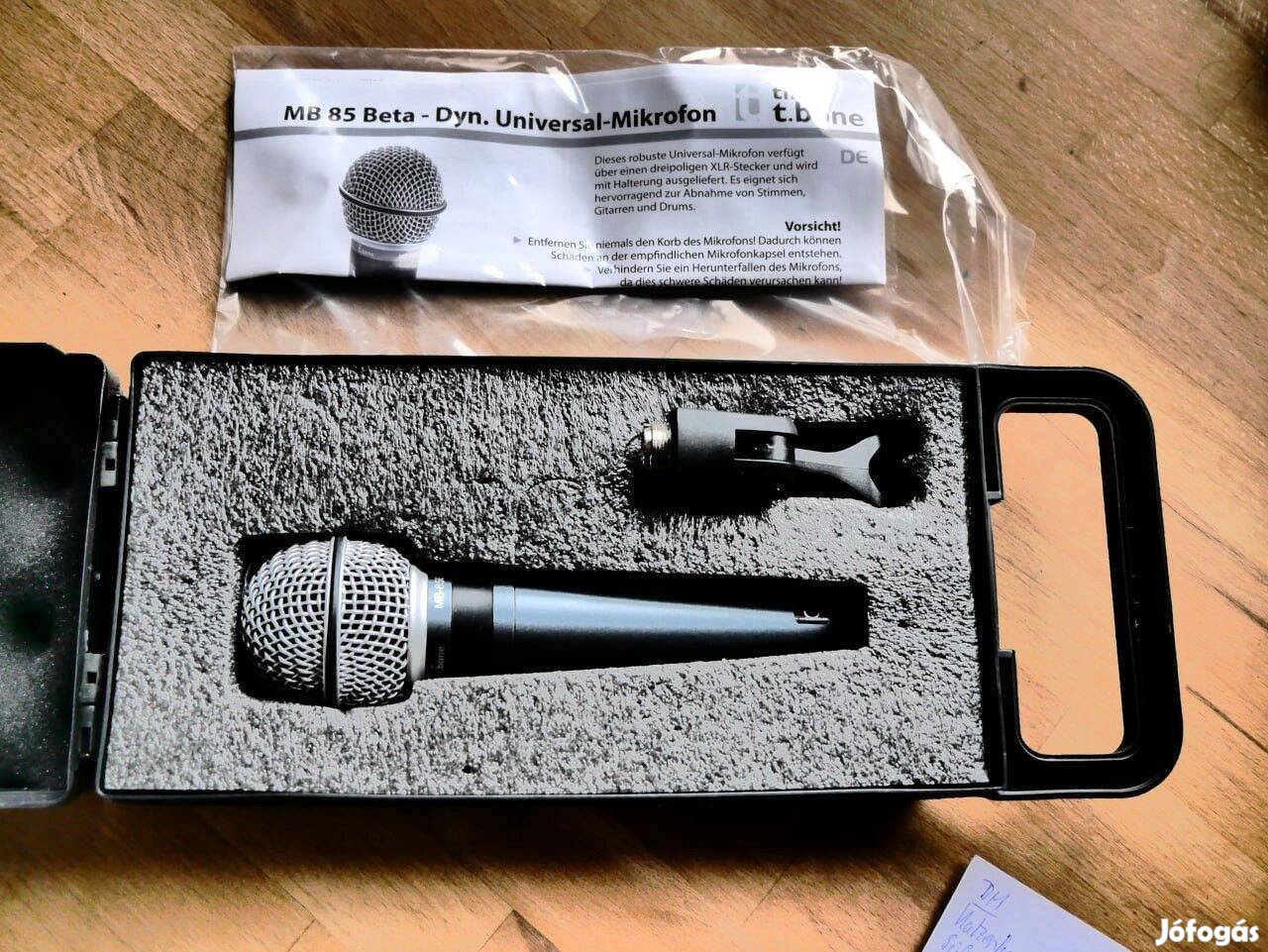 Univerzális dinamikus mikrofon MB 85 Beta the t.bone új