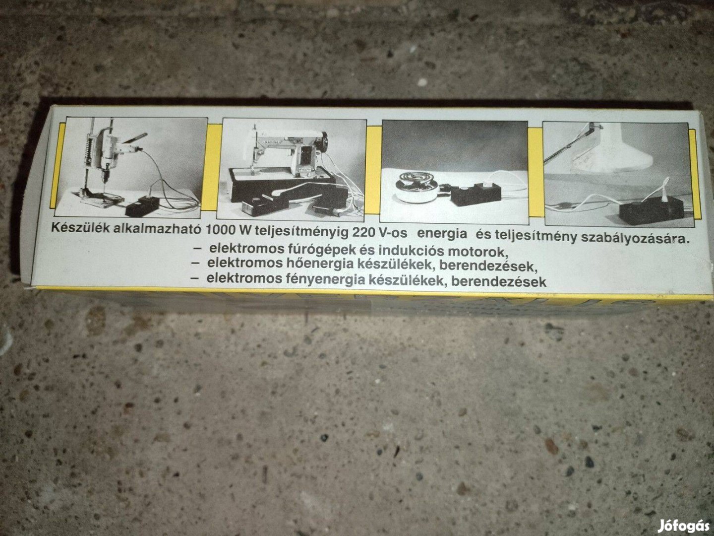 Univerzális fordulatszám szabályzó, új