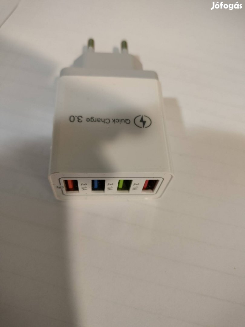 Univerzális gyors telefon töltő adapter 3.0 4 USB új 