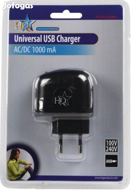 Univerzális hálózati töltő 5V/1A 5W - HQ
