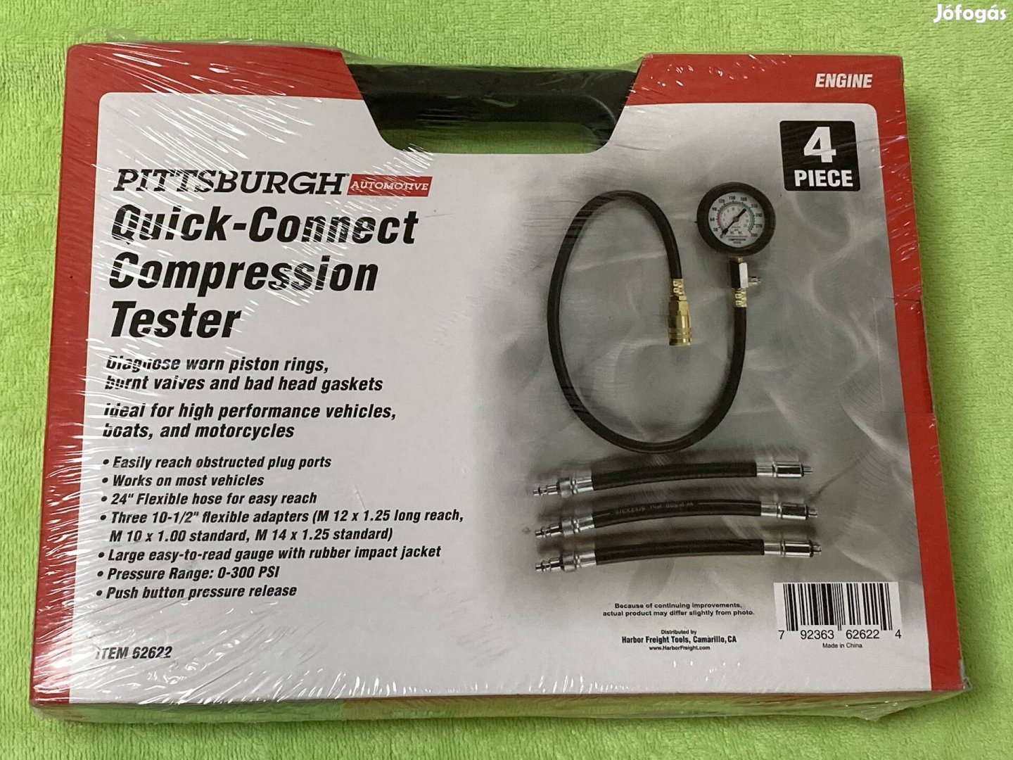 Univerzális kompresszió teszter új dobozában