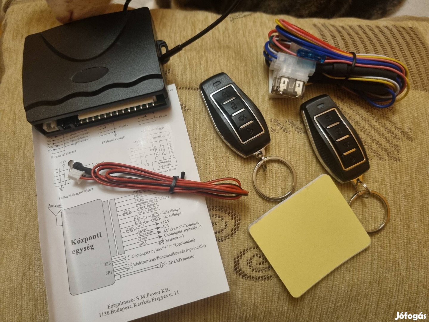 Univerzális központi zár vezérlő