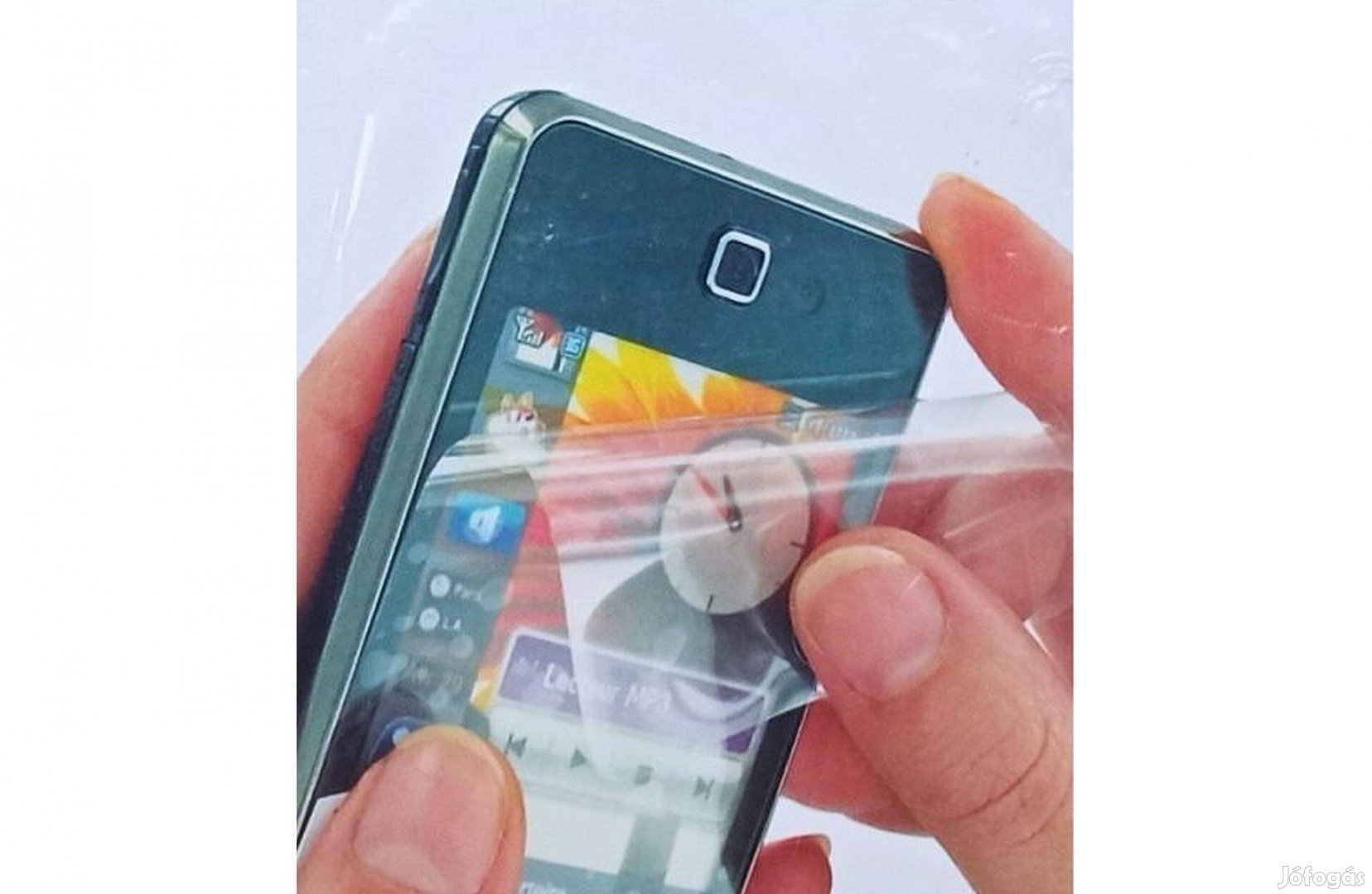 Univerzális mobiltelefon képernyővédő fólia (2 db) + tisztítókendő