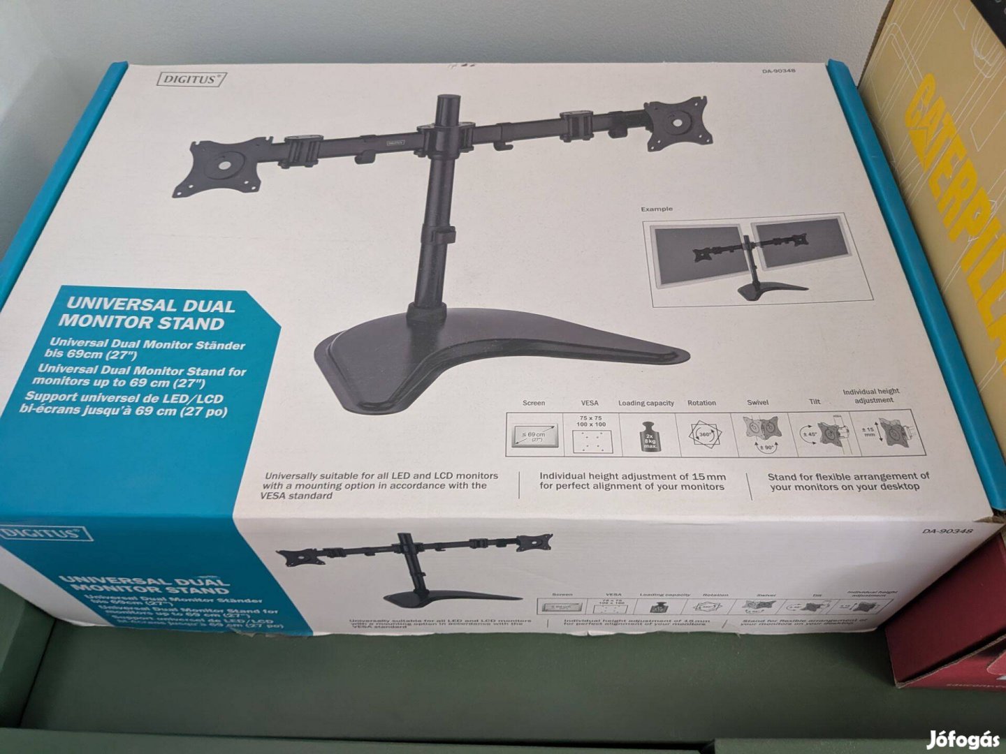 Univerzális monitorállvány dual eladó