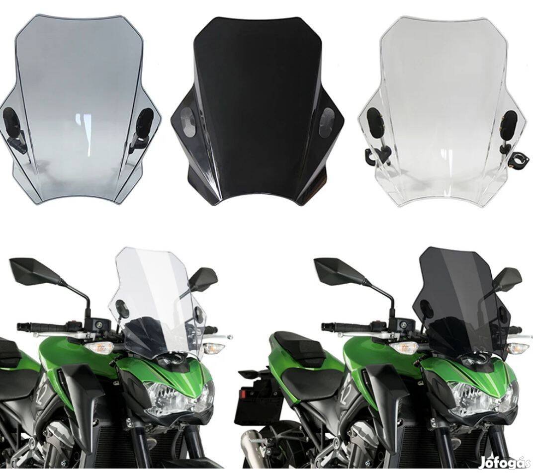 Univerzális motoros szélvédő Kawasaki/Suzuki/Yamaha/Honda/BMW motorker