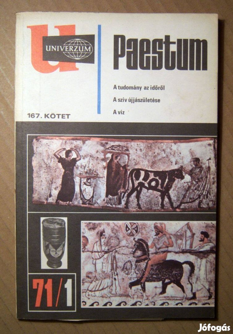 Univerzum 1971/1 (167.kötet) Paestum (6kép+tartalom)