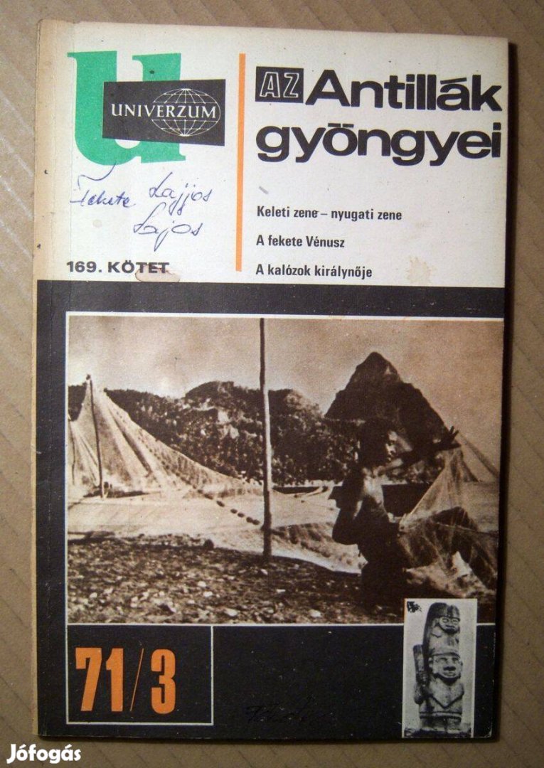 Univerzum 1971/3 (169.kötet) Az Antillák Gyöngyei (6kép+tartalom)