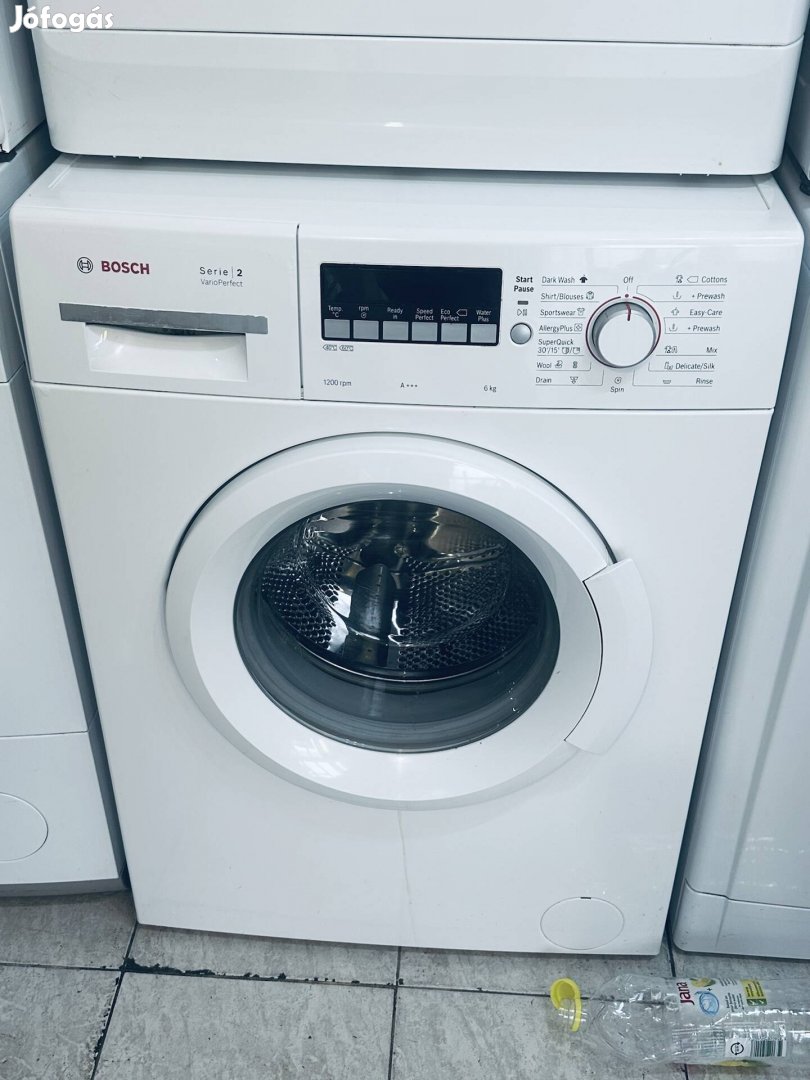 Ünnepek alatt is! Bosch 1200A+++ elöltöltős mosógép