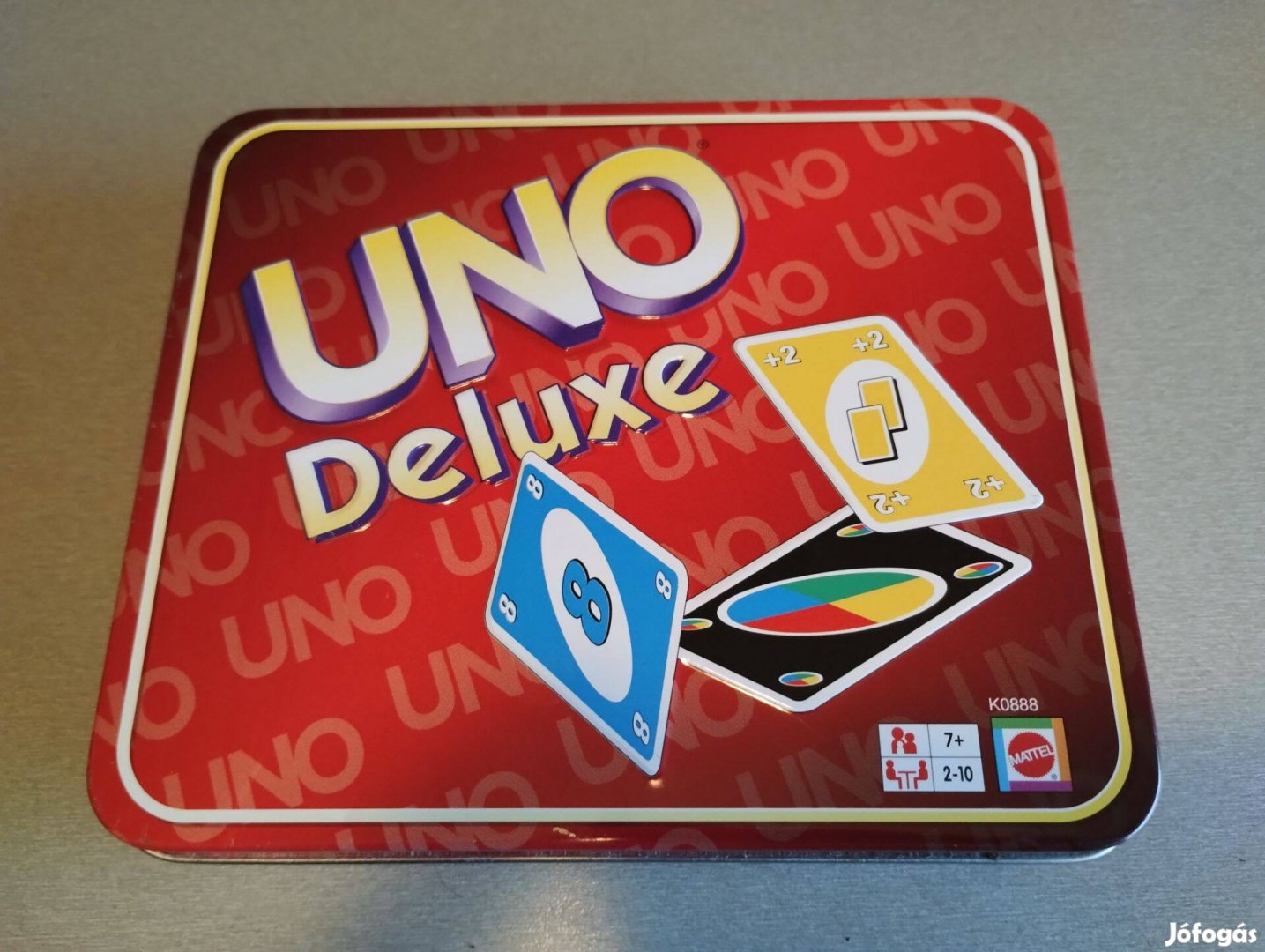 Uno Deluxe fémdobozos kártyajáték