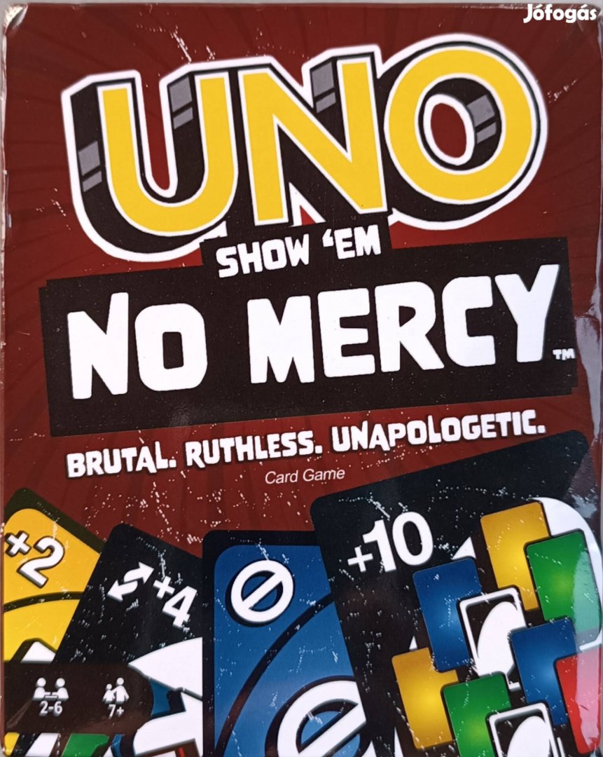 Uno NO Mercy Kártya Új! 