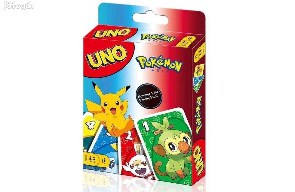 Uno kártya Pokémon