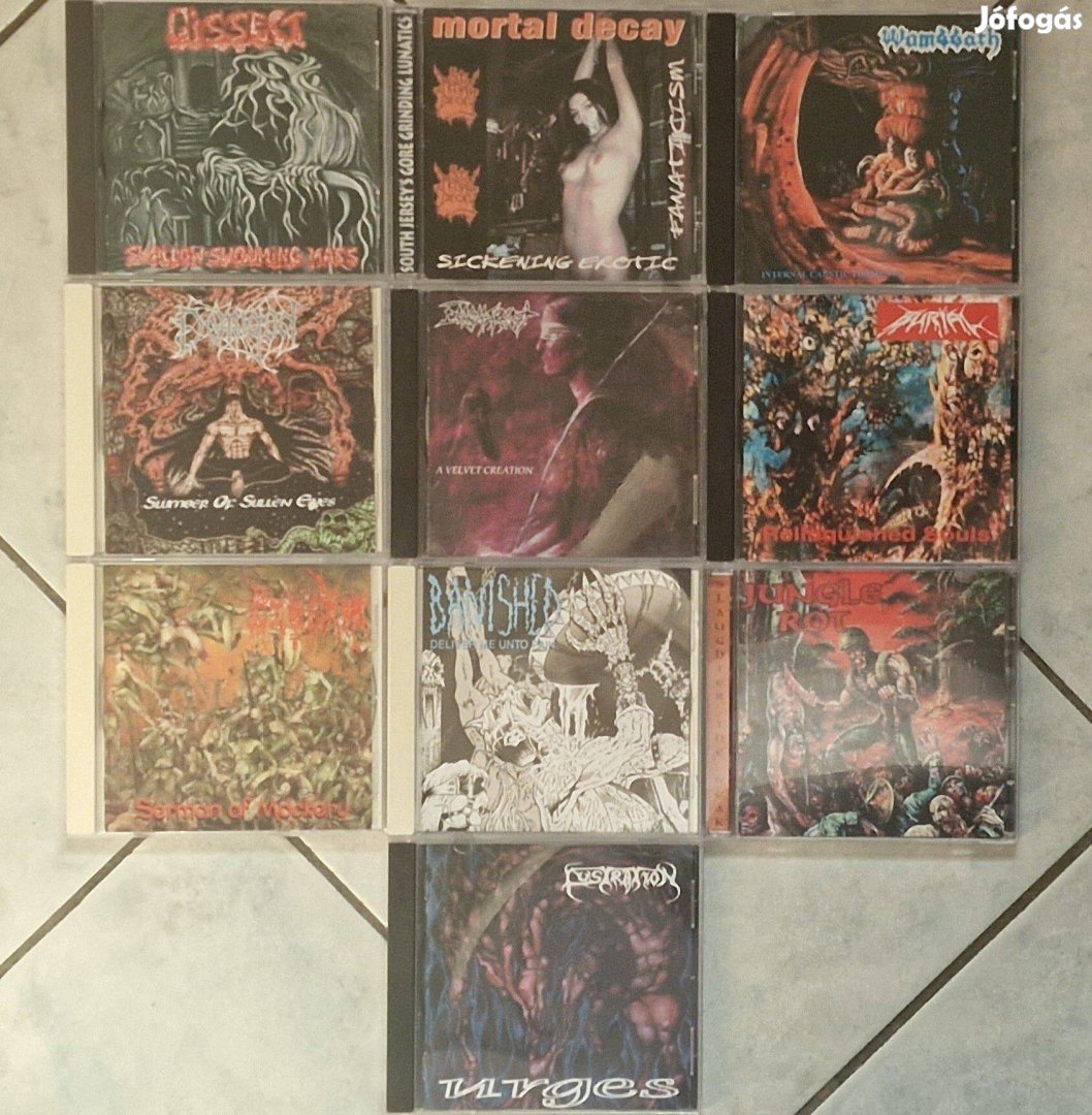 Unofficial First Press Old School Death Metal CD-k 2