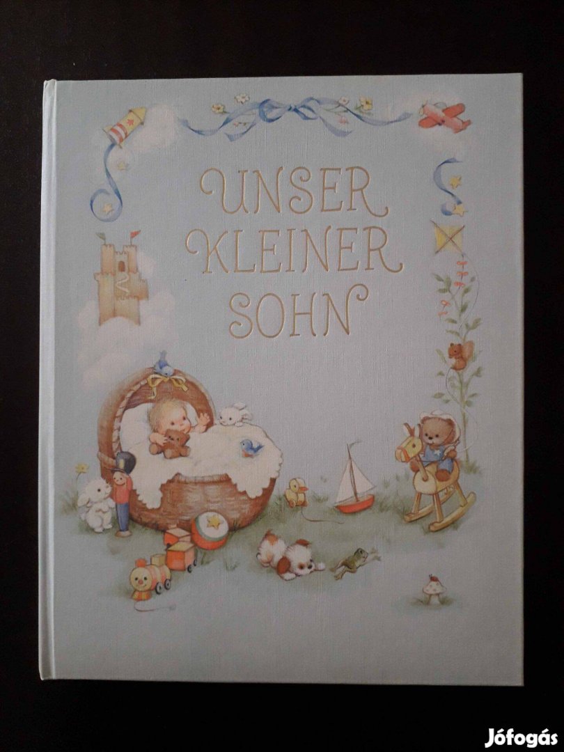 Unser Kleiner Sohn német nyelvű napló, emlékkönyv, fotóalbum