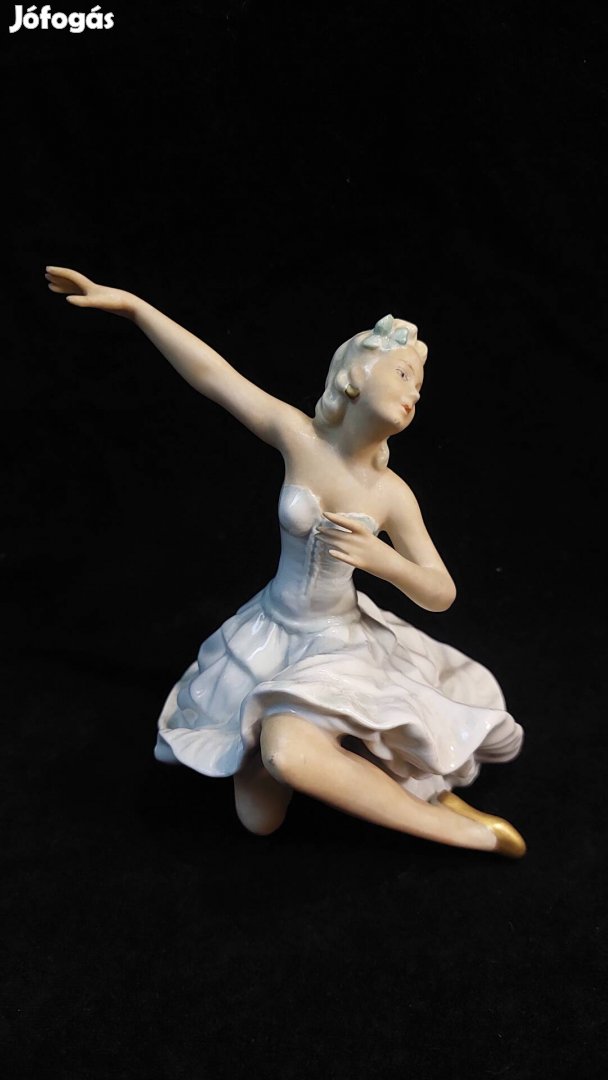 Unterweissbach porcelán szobor, balerina