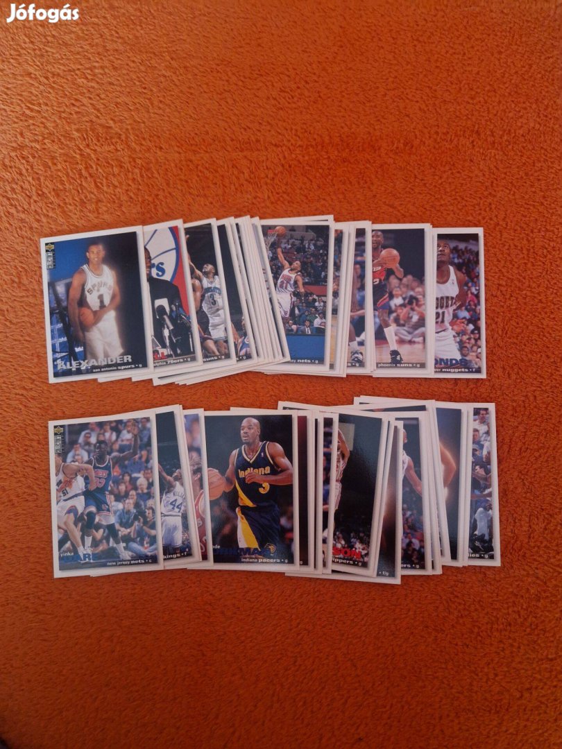 Upper Deck Collectors Choice 1995-96 kosaras kártyák 51db