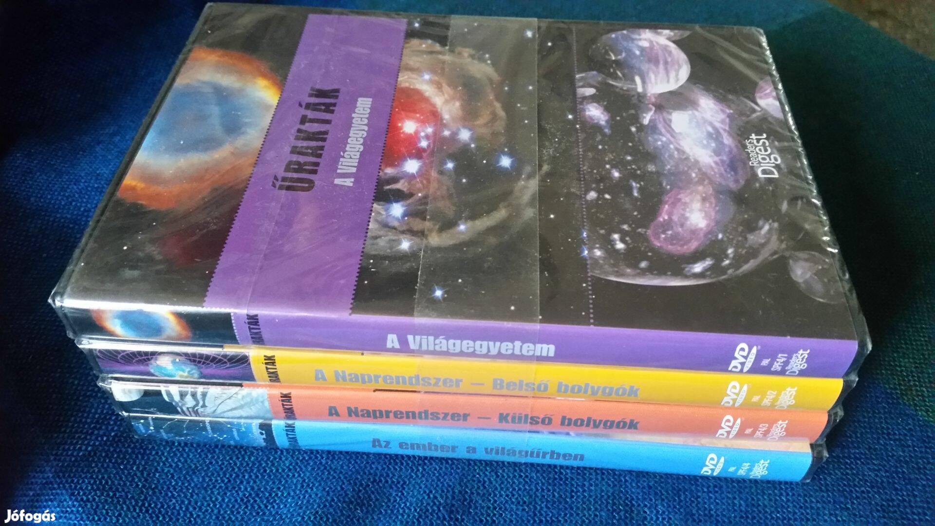Űrakták DVD csomag - Világegyetem, Naprendszer -új +2 db 3D puzzle