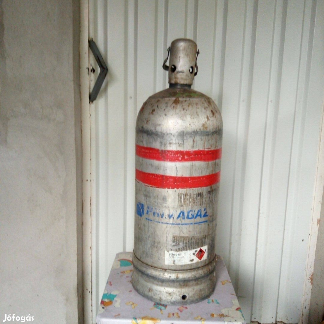 Üres aluminium gázpalack 11,5 kilós