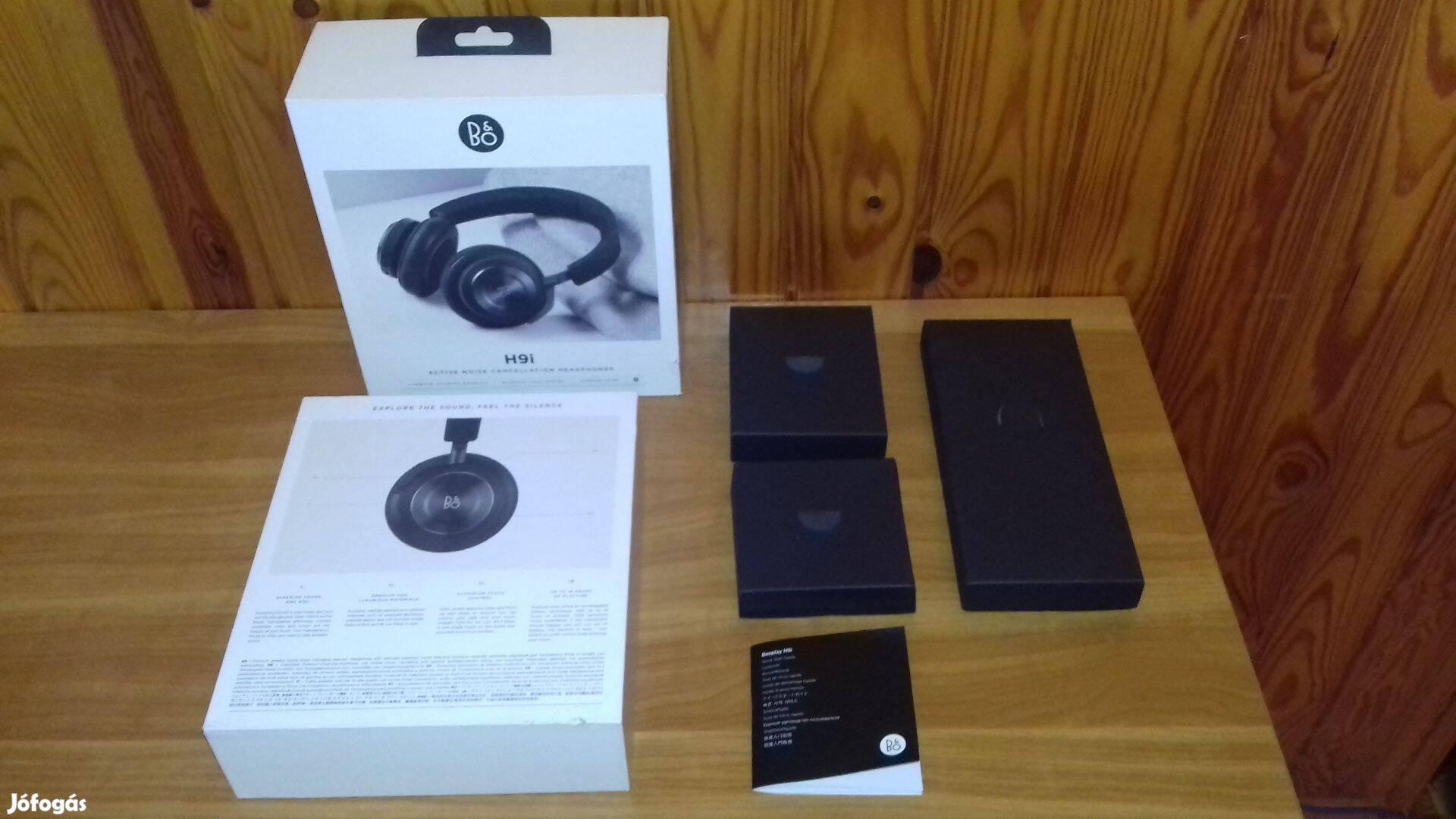 Üres doboz! Bang & Olufsen Beoplay H9i fekete színű fejhallgatóhoz