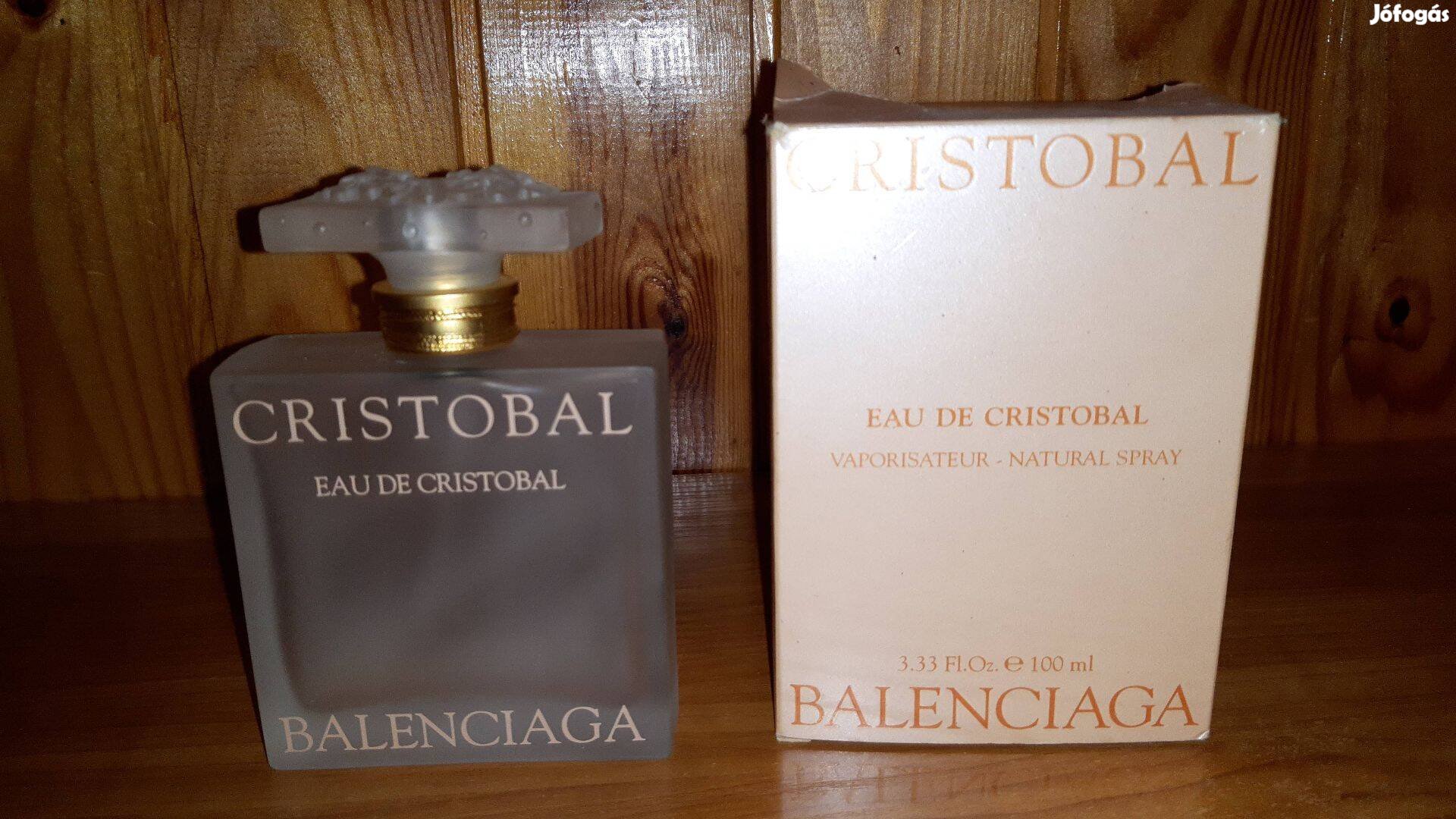 Üres parfüm üveg, Balenciaga Eau de Cristobal