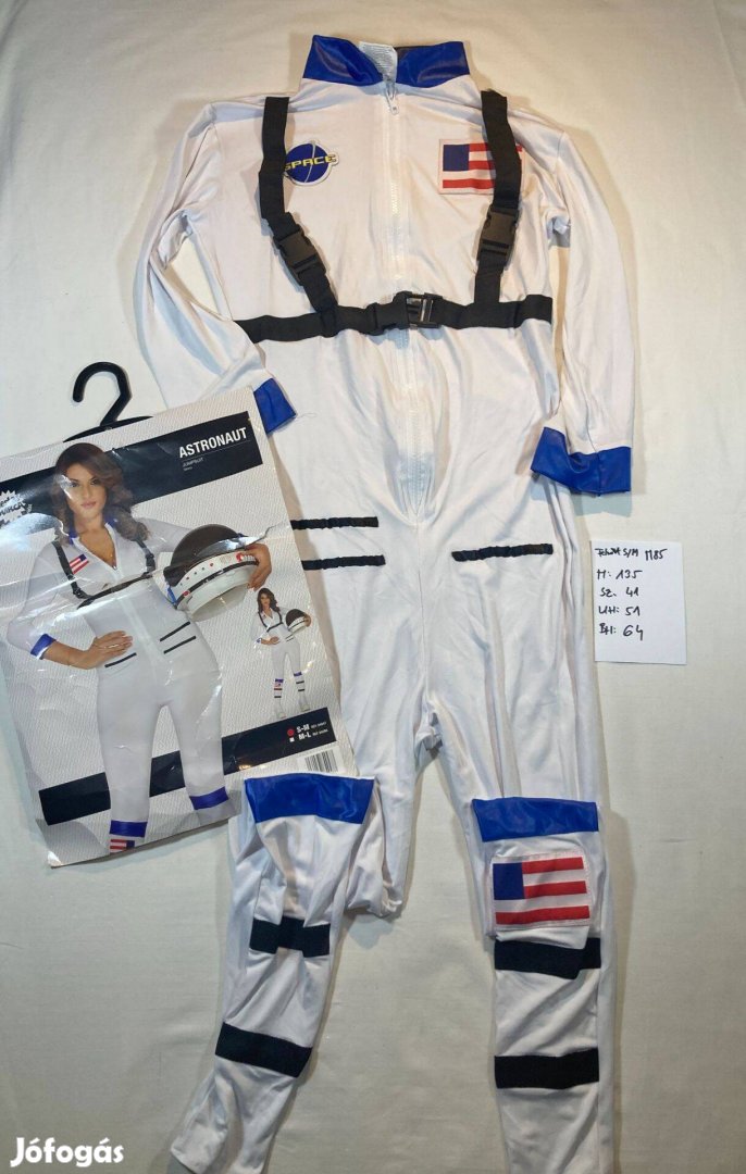 Űrhajós jelmez, asztronauta jelmez, felnőtt jelmez M85