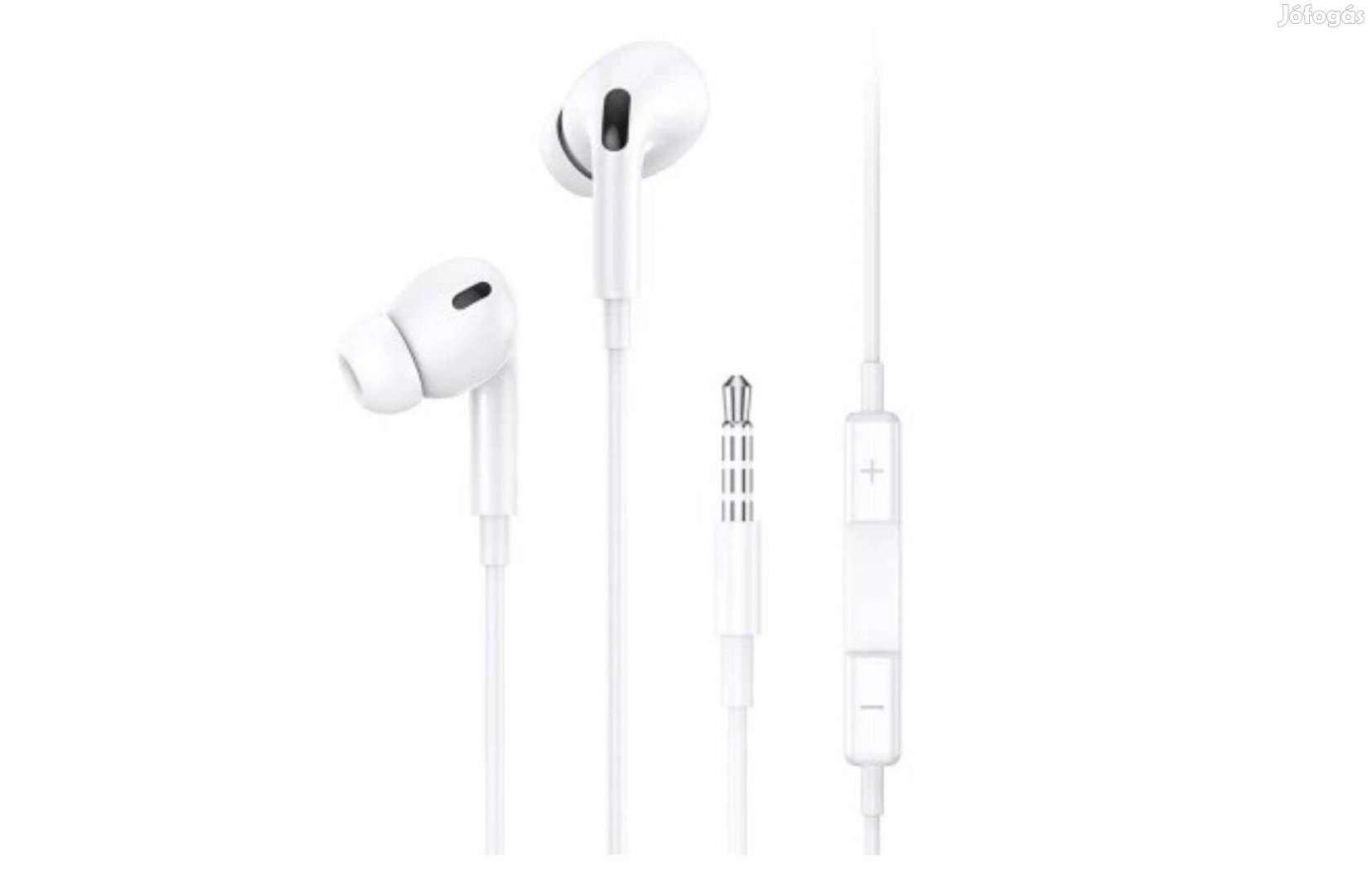 Usams US-SJ451 mikrofonos fülhallgató, fehér, új