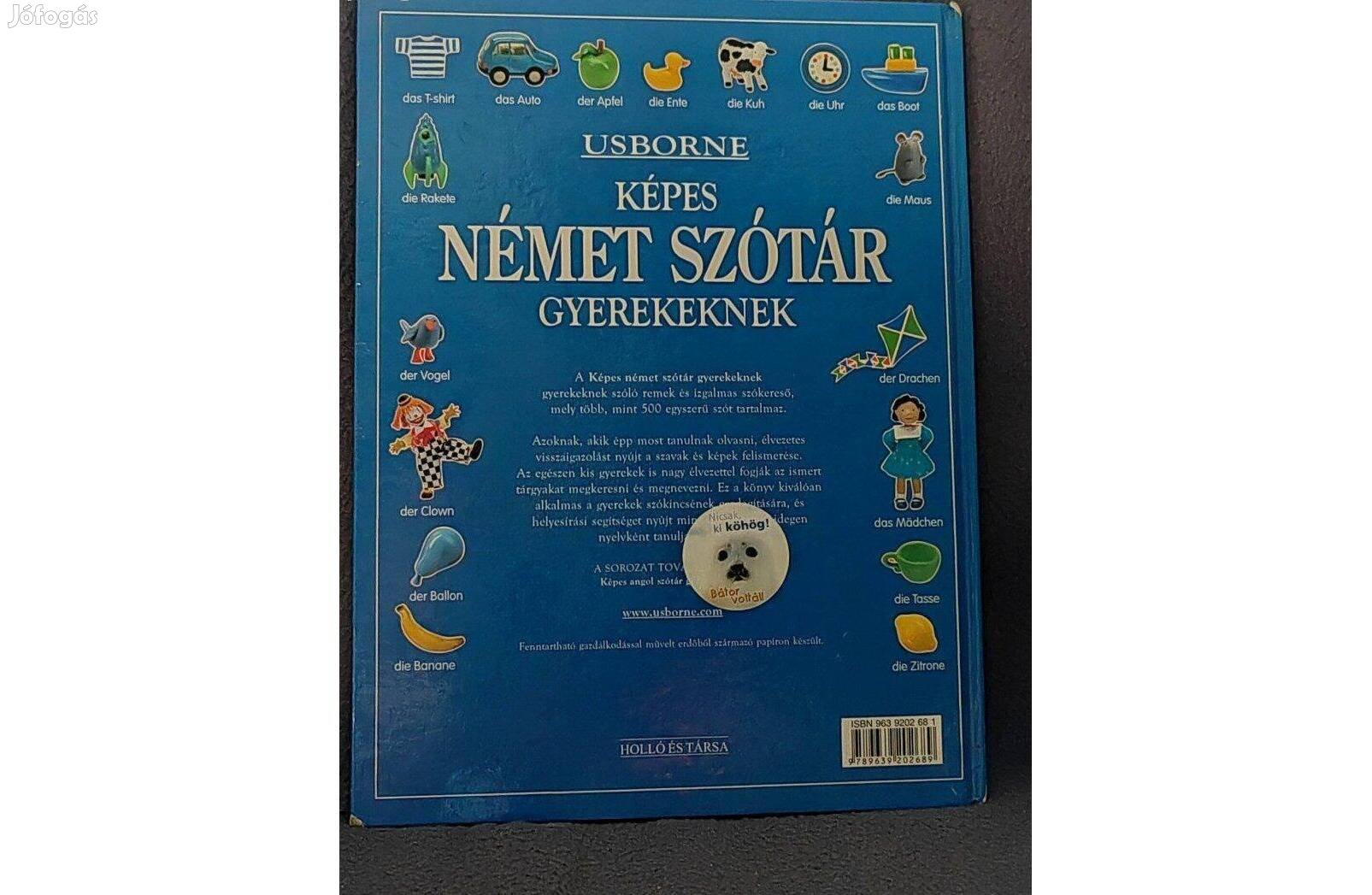 Usborne Képes Német Szótár Gyerekeknek- Német Szótár