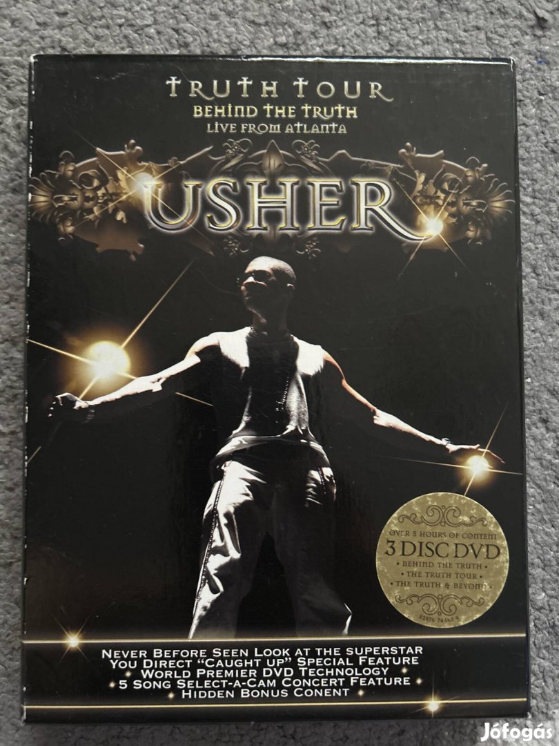 Usher - Truth Tour 3 lemezes zenei dvd!