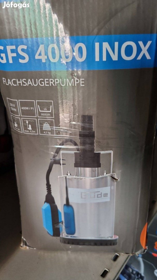 Úszó automatával, Inox rozsdamentes szivattyú, sekély víz szivattyú
