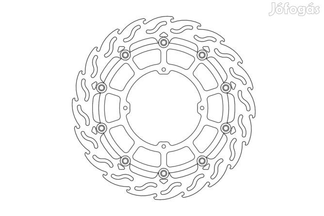 Úszó féktárcsa Moto Master Flame Supermoto Racing 320mm XR 400