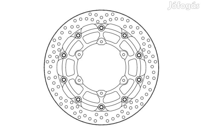 Úszó féktárcsa Moto Master Halo 320 mm Husqvarna 701 (5,5 mm)
