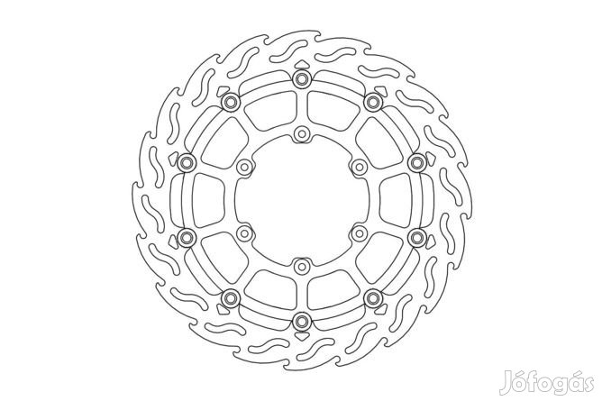 Úszó féktárcsa Moto Master Supermoto Racing 300mm WRF 450 / DR-Z 400