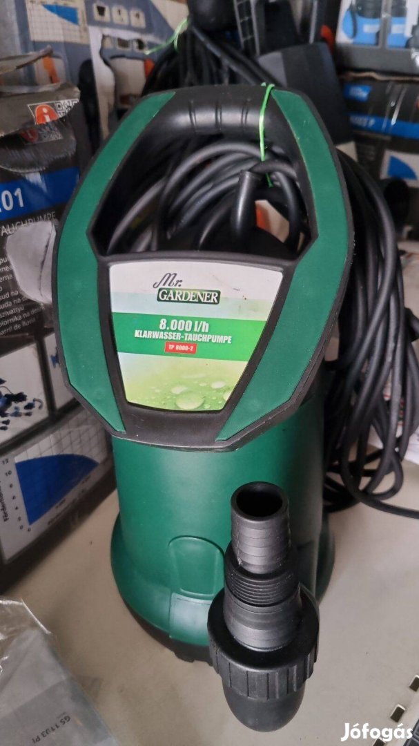 Úszókapcsolóval Mr.Gardener tisztavíz szivattyú merülő