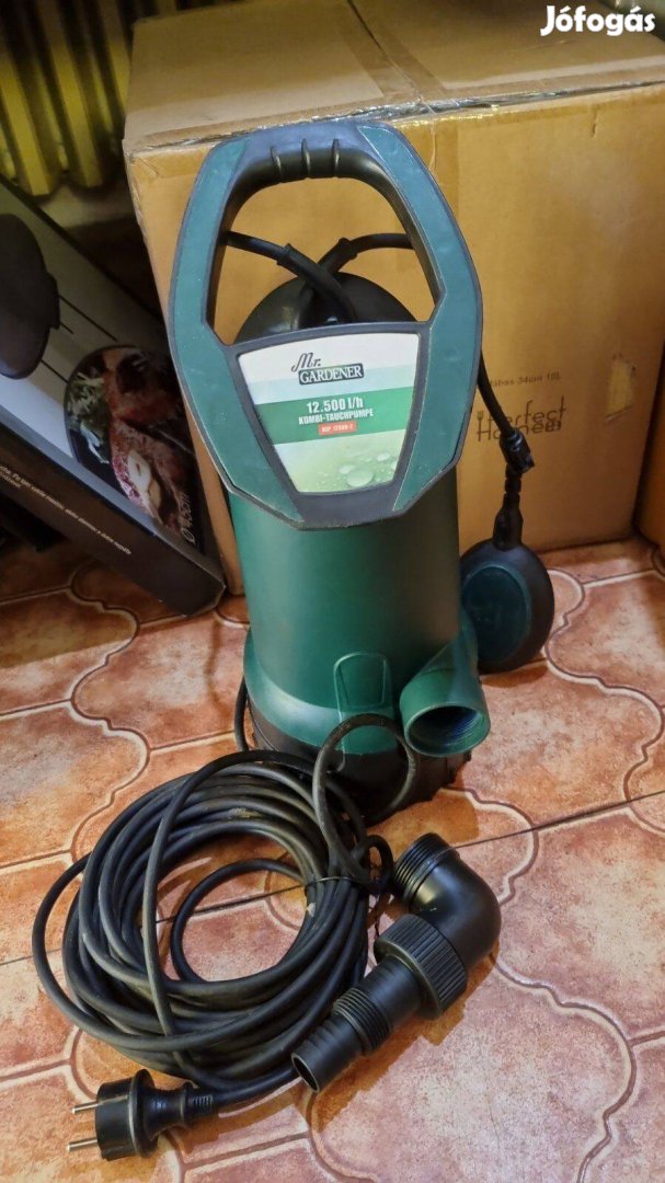 Úszókapcsolóval, 3 funkciós talppal merülő búvár, szennyvíz szivattyú