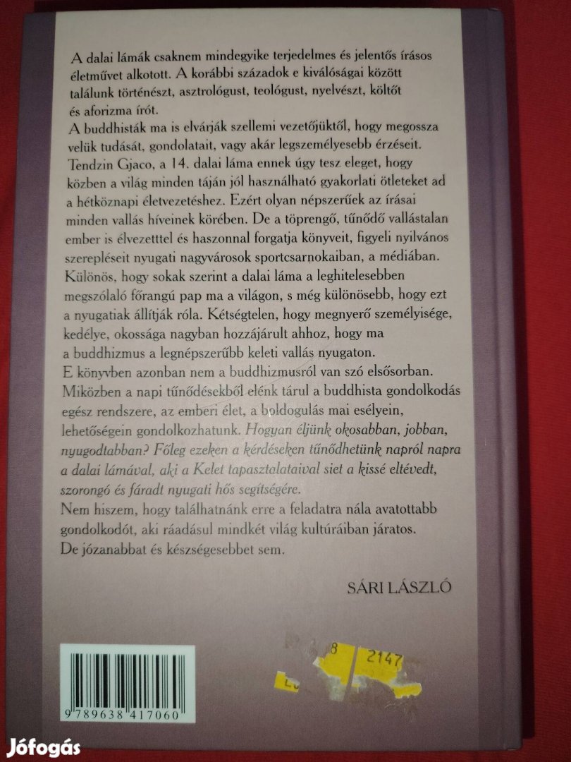 Út a nyugalomhoz: mindennapi tűnődések Dalai láma 