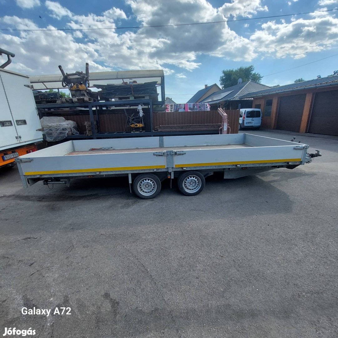 Utánfutó 3.5t Eduard dupla tengely 