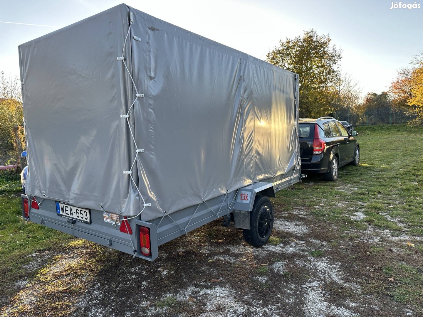 Utánfutó bérbe adás 3.5x1.6M 1.3t