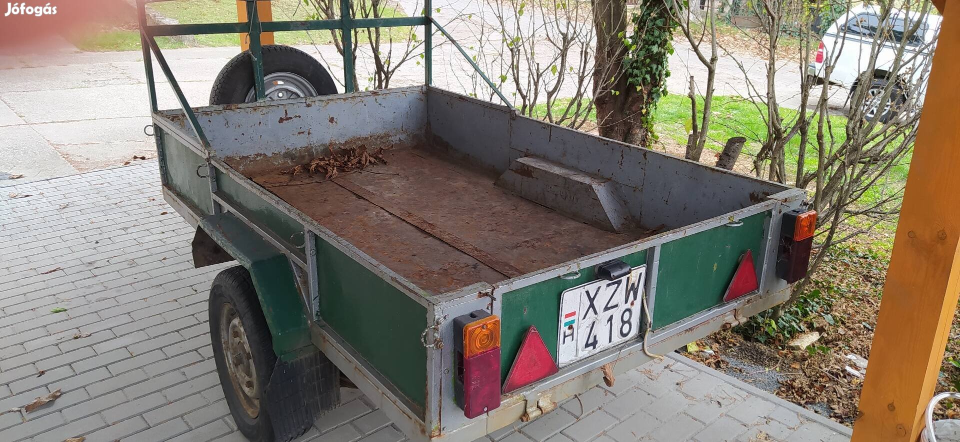 Utánfutó eladó 1-mx2m-res