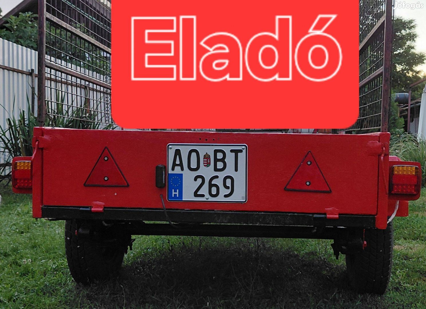 Utánfutó eladó