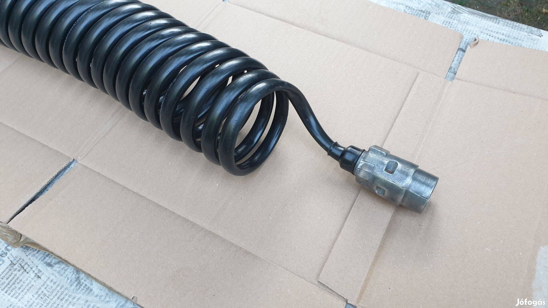 Utánfutó spirális kábel eladó, svájci