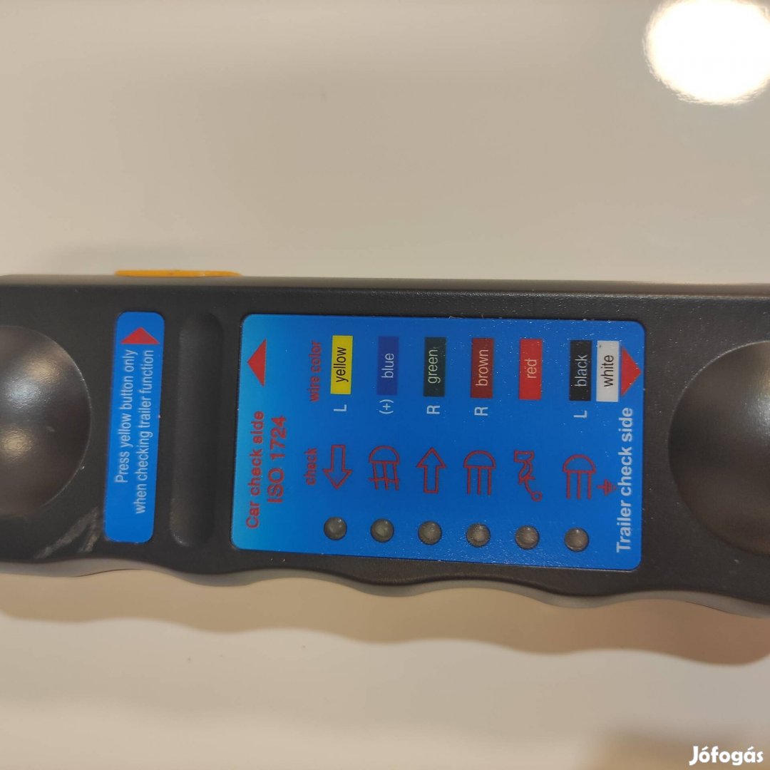 Utánfutó teszter 7 PIN új 
