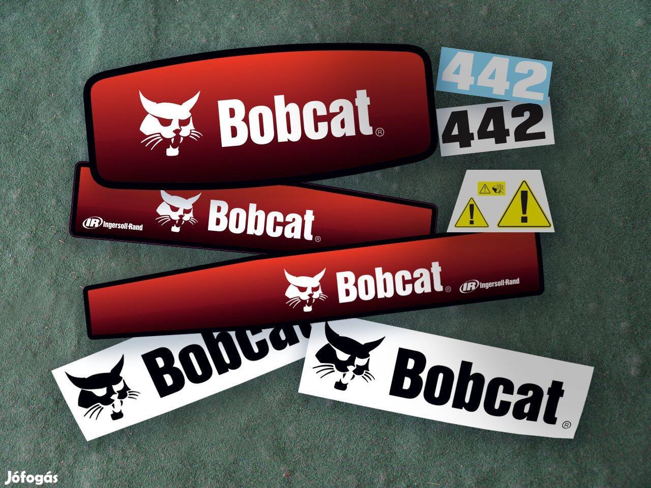 Utángyártott Bobcat 442 matricakészlet (levonó, decal, Aufkleber)