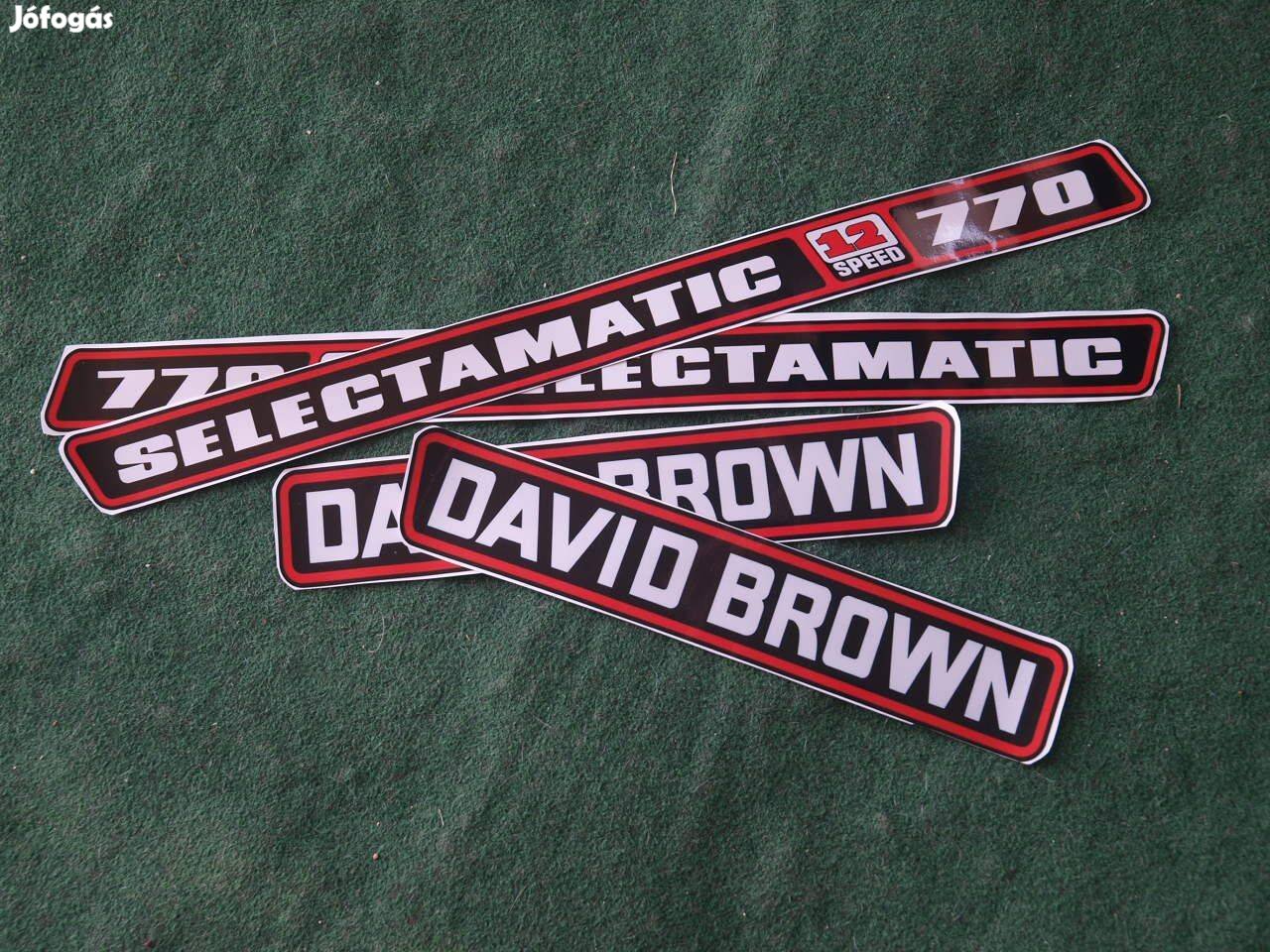 Utángyártott David Brown 770 Selectamatic matricakészlet (levonó)
