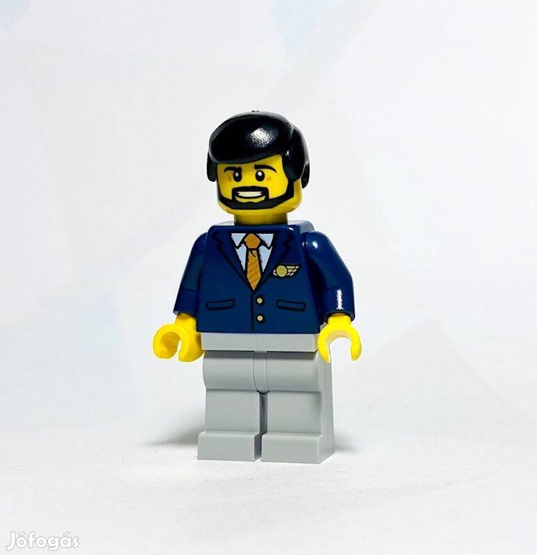 Utaskísérő Eredeti LEGO minifigura - City 60262 Utasszállító - Új