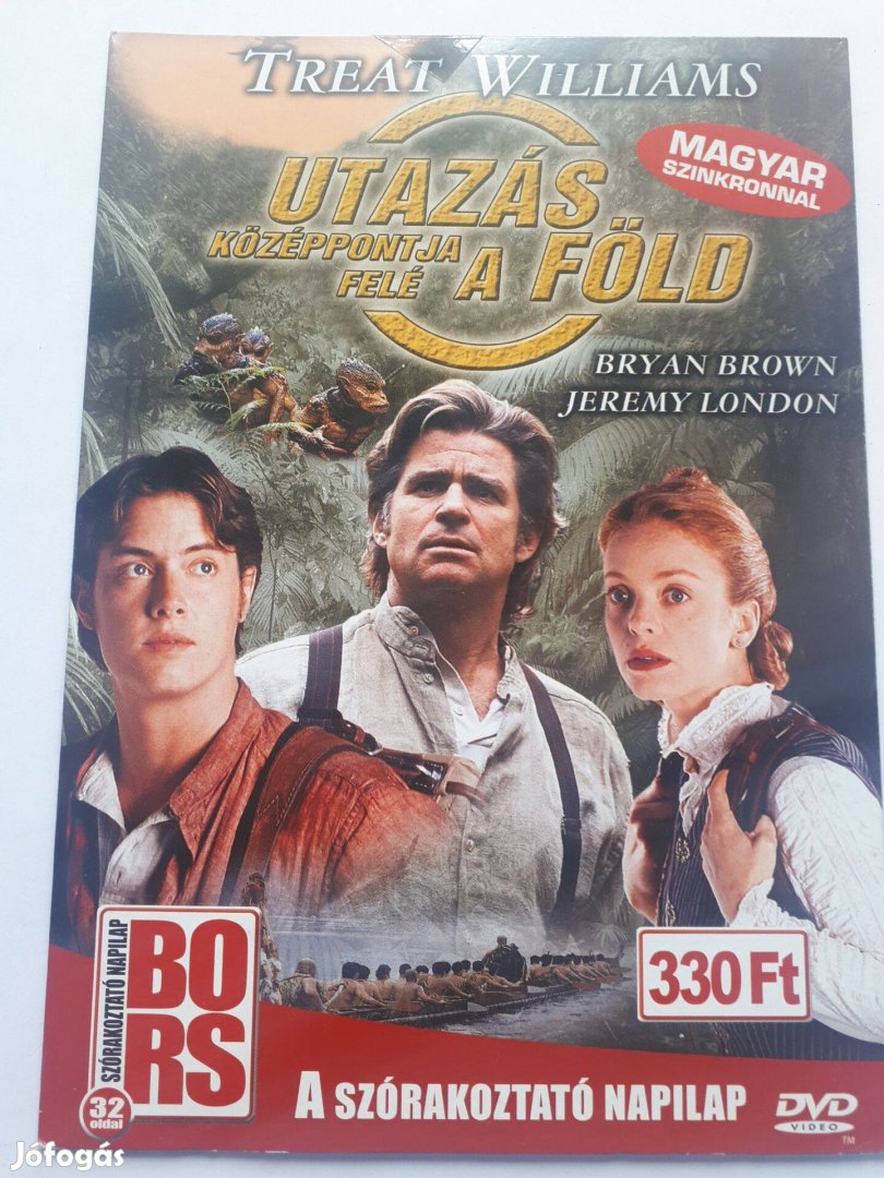 Utazás a Föld középpontja felé - papírtokos DVD (posta 255 Ft)